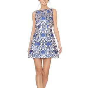 Gold and Blue Alice & Olivia Dress